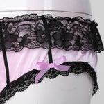 Load image into Gallery viewer, Men&#39;s Satin Bikini Panties Skirt
