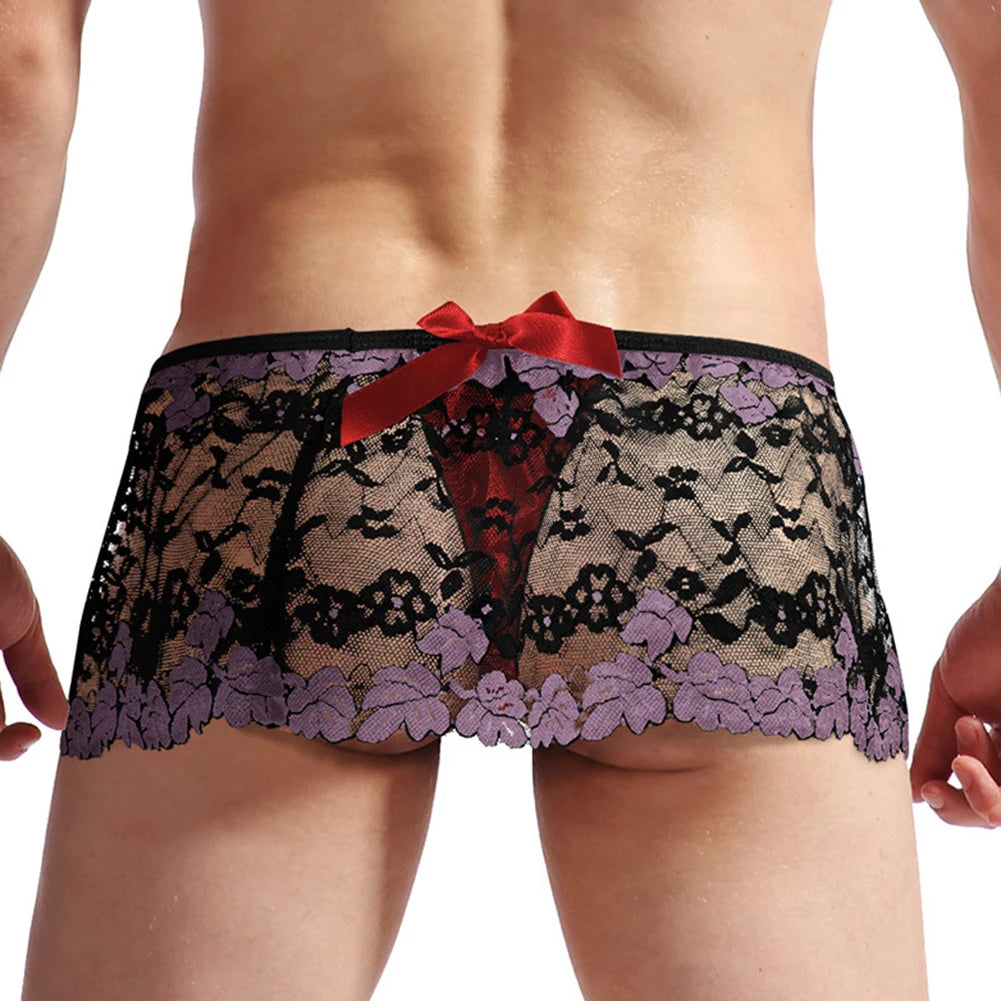 Men Lace Boxer Short  - 2024 Collection