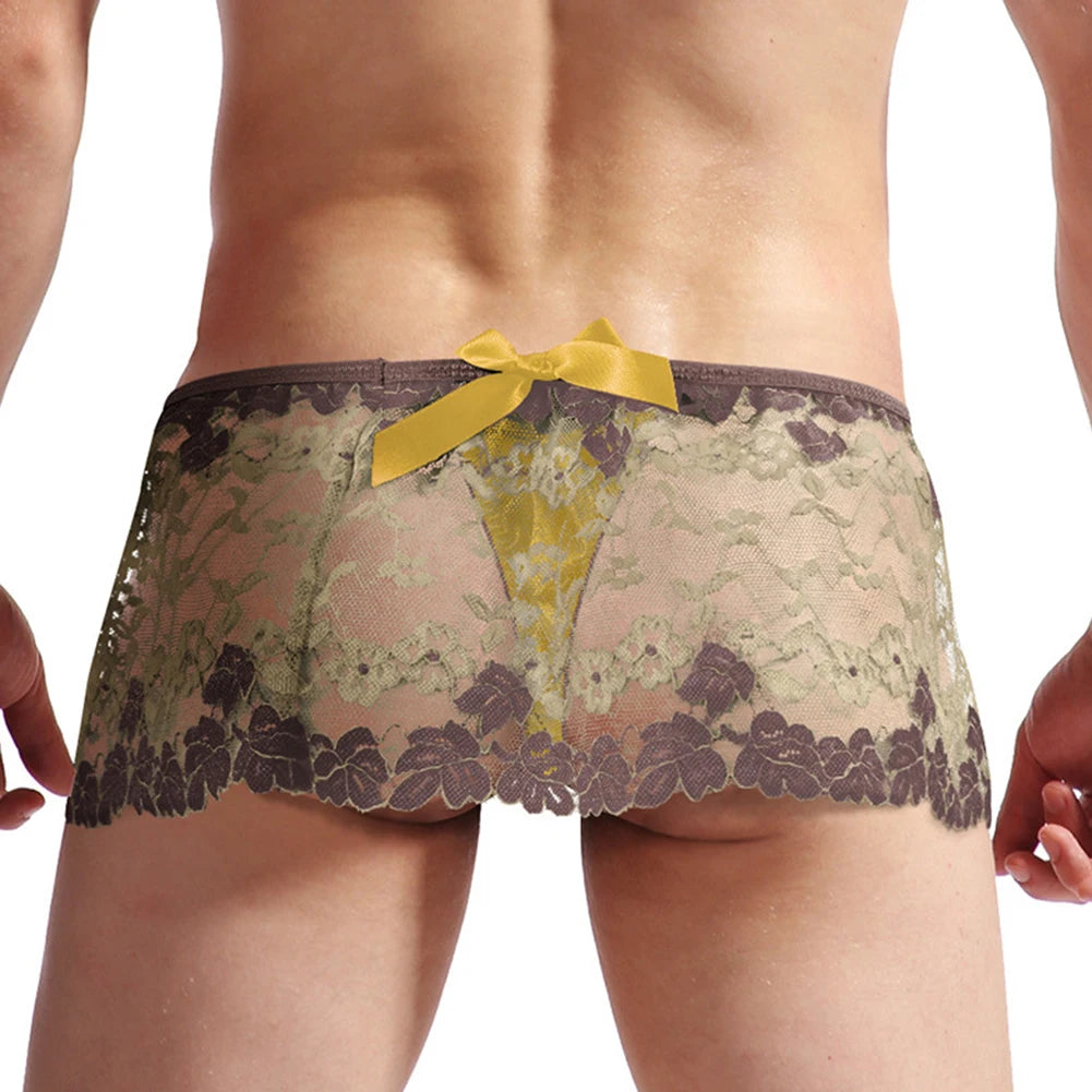 Men Lace Boxer Short  - 2024 Collection