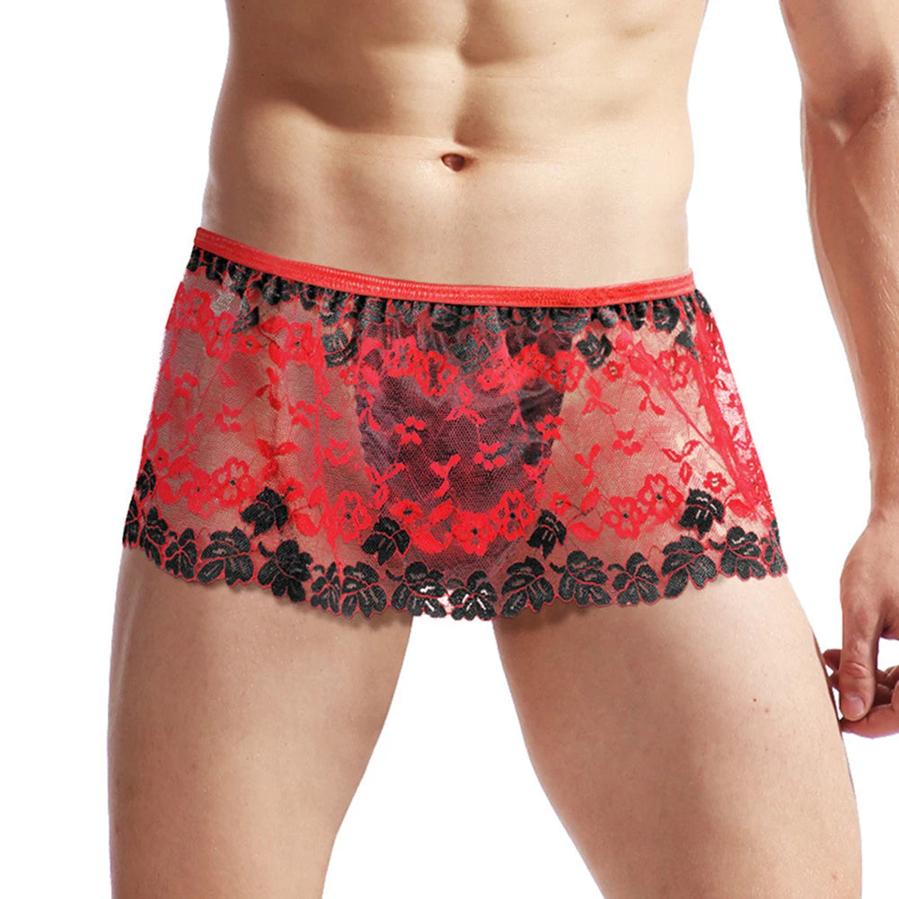 Men Lace Boxer Short  - 2024 Collection